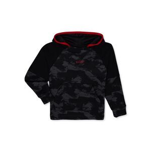 Spalding Boys Active Fleece Print Hoodie – Size L (14/16) – New – Black